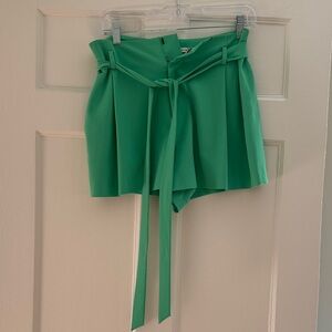 Alice + Olivia Vibrant Green Shorts